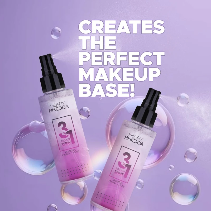 Hilary Rhoda 3-in-1 Primer Spray | Hydrating Face Mist | Makeup Primer & Setting Spray | Oil Control Formula | Pore Blurring | Dewy Long Lasting Finish | For All Skin Types - 120ml thumbnail 5